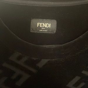 AUTHENTIC FENDI,,,Black pique sweatshirt,Awesome condition and very comfortable